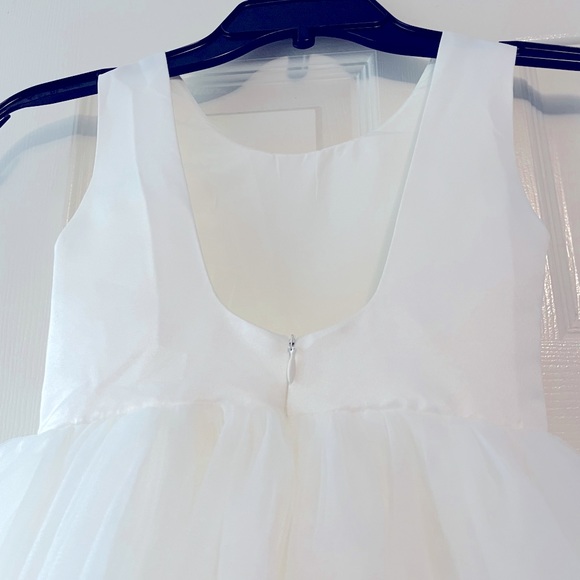 Flower Girl/Communion Dress White Size 6 - Picture 4 of 9
